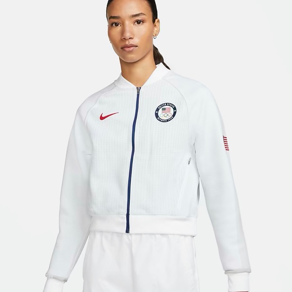 Nike women’s Olympic 2020 rare jacket NEw with tags size L - Picture 5 of 12